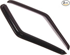 Outside Mount Window Vent Visors Rain Guards Compatible with Chevrolet S-10 1995-2007 | Side Window Wind Deflectors Rain Shields | Smoke Tinted, 2 Pcs Set, DGWV-046