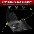 Floor Mats Fit for Mazda CX5 2025 2024 2023 2022 2021 2020 2019 2018 2017 Custom Fit TPE All Weather Floor Liners 1st & 2nd Row Car Mats for Mazda CX-5, Black