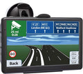 7 Inch GPS Navigaton for Car Truck RV, 2025 Latest Map GPS for Car with Free Lifetime Updates, Voice Guidance, Speed Alerts, Custom Routing, HD Touchscreen (Black)
