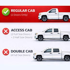 KPY Rain Guards Fit for 2005-2015 Toyota Tacoma Single Cab, Out-Channel Window Visors Vent Wind Deflectors 2PC, Truck Accessories for 05-15 Tacoma Regular Cab (Single Cab Only)