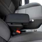Leather Center Console Cushion Pad, 11.4"x7.4" Waterproof Armrest Seat Box Cover Fit for Most Cars, Vehicles, SUVs, Comfort, Car Interior Protection Accessories (Black/Skin)