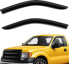 Extra Durable Window Deflectors Tape-On Window Visors Rain Guards Fit for Ford F150 2009-2014 Regular Cab, Sun Visors, Wind Vent for Shades, Exterior Car Accessories - 2pcs. AG0045