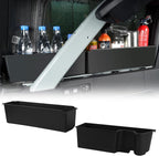 Trunk Storage Tray Organizers Rear Cargo Side Box is Applicable to Ford Bronco 2021 2022 2023 4 Door, Trunk Caddy Box, Internal Accessories, Black Matte Finish (Left Storage Box)