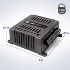 Banda Audiopart BD-400.4 4 Channel Amplifier Car Audio - 400W RMS Full Range 4 Channel Amp for Door Speakers, Mini Car Amplifier, Multi-Speaker Systems, Small 4 Channel Amp