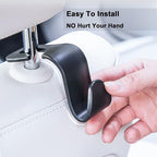 Car Seat Headrest Hook 8Pack Vehicle Bag Hooks Seat Hook Backseat Headrest Hangers Storage for Purses,Grocery Bags,Coats,Car Water Bottle Hook