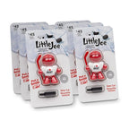 Little Joe 96427-6PK I Love Hockey New Car Scent Car Air Freshener Vent Clip, Fights Odors for up to 45 Days, Long-Lasting Freshness, Cute Car Odor Eliminator, Red, Pack of 6