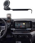PZK Car Phone Holder for 2022-2026 Chevy Silverado/GMC Sierra 13.4'' Screen | Magnetic 15W Fast Wireless Charger Car Phone Mount Magsafe With 360° Rotating Extension Rod Hands-Free Phone Cradles