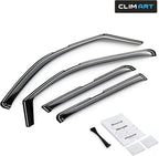 in-Channel Incredibly Durable Rain Guards for Nissan Frontier 2022-2026 Crew Cab, Original Window Deflectors, Vent Window Visors, Vent Deflector, 4 pcs. - 622102