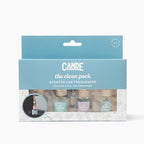 CE Craft Hanging Car Air Freshener – Fragrance Oil Diffuser with Essential Oils – Long-Lasting Aromatherapy Scents for Automobiles – 4 Pack, Clean