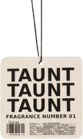 Air Freshener in 01 Taunt | Hanging Odor Eliminator for Cars, Closets & Drawers | Bergamot, Vanilla & Amber | Vegan, Non-Toxic, Cruelty-Free
