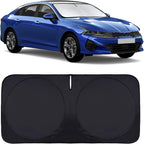 for K5 Windshield Sun Shade Window Sunshade for Kia K5 2021 2022 2023 2024 2025 2026 Windshield Cover Foldable Car Front Sun Visor Shield Blocks UV Rays Sun Protector Accessories