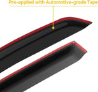 Window Visors Rain Guards for 2005-2021 Nissan Frontier Crew Cab, Window Vent Wind Deflectors Shades for 2009-2013 Suzuki Equator Crew