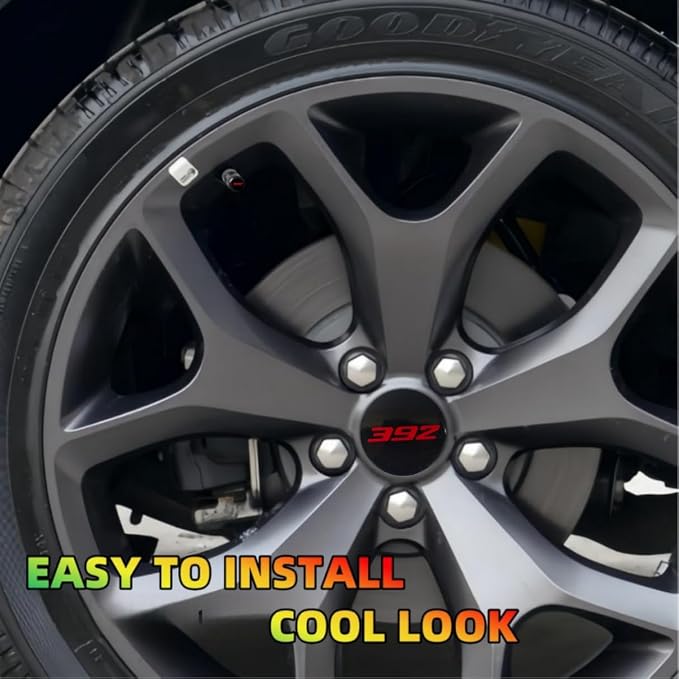 4pcs Wheel Center Cap 63mm/2.5 inches Slash Covers Hub Cap Compatible with Dodge Charger Challenger Durango Hornet Dart R/T SRT Magnum Nitro Journey Caliber Avenger and Ram (392)