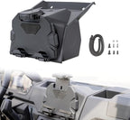 Electronic Device Tablet Holder for 2018-2024 Polaris Ranger XP 1000 Crew Diesel, Phone Ipad GPS Holder Mounts with Storage Box Organizer Accessories