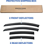 Window Visors Rain Guards Shield for 2011-2015 Cruze Sedan, Out-Channel Window Vent Wind Deflectors Visors Shades for 2016 Cruze Limited