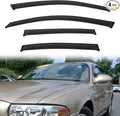 Rain Guards Compatible with 2000-2005 Buick Lesabre Tape-On Side Window Visor Wind Deflector Vent Visors Car Accessories 4pcs