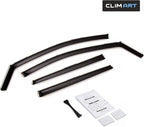 in-Channel Incredibly Durable Rain Guards for Ford Escape 2013-2019, Original Window Deflectors, Vent Deflector, Vent Window Visors, Dark Smoke Car Accessories, 4 pcs - 613289