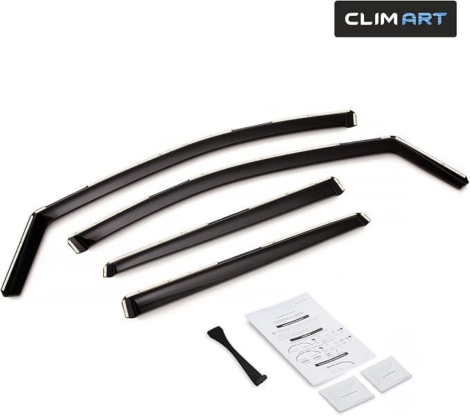 in-Channel Incredibly Durable Rain Guards for Ford Escape 2013-2019, Original Window Deflectors, Vent Window Visors, Vent Deflector, 4 pcs. - 613534
