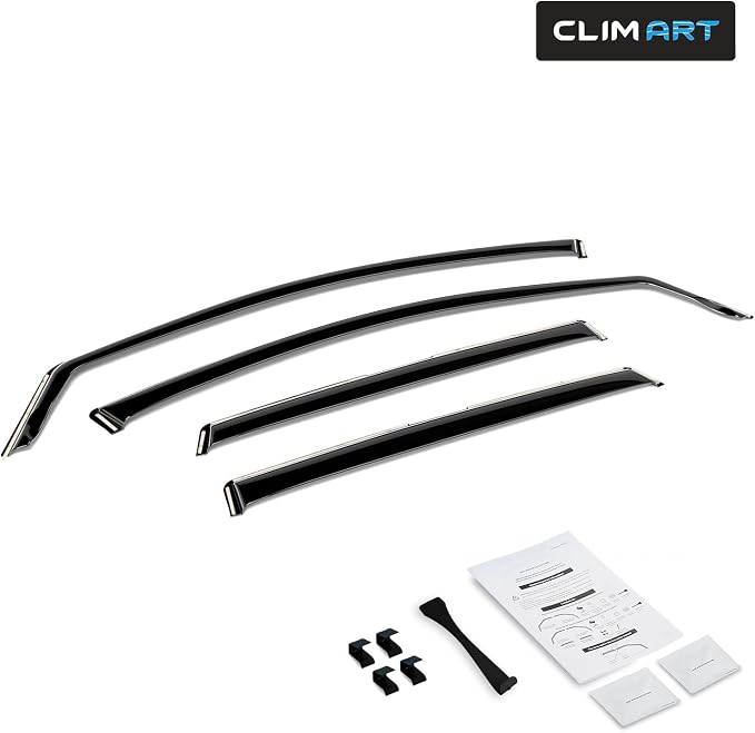 in-Channel Incredibly Durable Rain Guards Compatible with Honda CR-V 2012-2016, Original Window Deflectors, Vent Window Visors, Vent Deflector, 4 pcs. - 612170