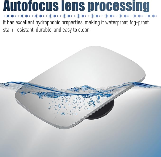 4PCS Car Blind Spot Mirror, Wide Angle Clear HD Glass Convex Side Rear View Mirror to Reduce Blindspot, Auto Exterior Rear View Accessories for Wide Angle, Universal Fit (StyleC)