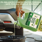 Car Wash Soap Gallon (128 oz, Pack of 1) – Eco-Friendly Car Cleaner, Biodegradable Car Wash with Natural Saponins & Eucalyptus – Safe Car Soap for All Vehicle Surfaces