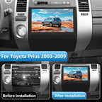 4Core Car Radio Stereo for Toyota Prius 2003-2009 Android 13 Built in Carplay/Android Auto with WiFi GPS Navigation FM Bluetooth