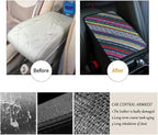 Car Center Console Cover,Boho Car Accessories Car Armrest Box Pad for Comfortable Support,Universal Armrest Cover for Car Truck SUV Center Console,Car Decorations Interior Aesthetic (Armrest cover-B)