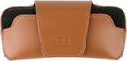 Sunglass Holder for Car Visor, Car Sunglasses Holder Leather, Eyeglasses Holder Glasses Storage Case Visor Accessories