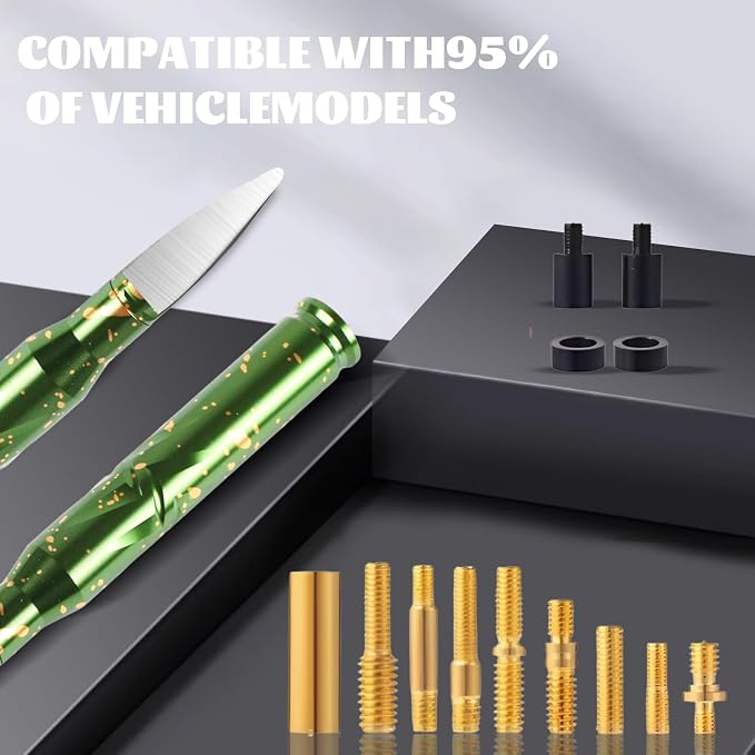 Famobay Stubby Bullet Antenna Car Truck Antenna Chevy Silverado & GMC Sierra Trucks Heavy Duty Pickup Trucks Accessories（5.5inch Iridescent Color）