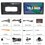 4Core 64GB ROM Car Radio Stereo for Chevy Chevrolet Silverado 2007-2013 Tahoe Equinox GMC Sierra Yukon with Android 13 CarPlay Android Auto Bluetooth 5GHz WiFi