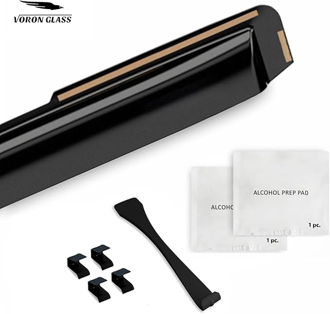 Voron Glass in-Channel Extra Durable Rain Guards for Dodge Hornet 2023-2026, Window Deflectors, Vent Window Visors, 4 Pieces - 200707