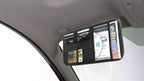 Car Sun Visor Organizer, Auto Visor Holder Interior Accessories Pocket Organizer - Car Registration Holder Document Storage Pouch Pen Holder - Black