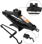 2 Set 2 Ton Scissor Jack for Car, Car Scissor Jack with Hand Crank Portable Repair Tool Rust-Resistant for auto, SUV, Trailer, Station Wagon, by.