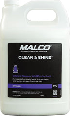 Malco Clean and Shine Interior Car Cleaner and Dressing - Best Interior Car Care to Restore Leather Plastic and Vinyl / 1 Simple Step To Clean, Condition, and Protect/Non-Glare Satin Finish (125901)