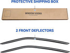 Window Visors Rain Guards Shield for 2010-2025 Chevy Camaro Coupe, Out-Channel Window Vent Wind Deflectors Visors Shades for 10-25 Camaro (Excludes Convertible)