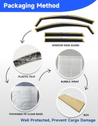 in-Channel Rain Guards Fit for Hyundai Tucson 2022 2023 2024 2025 2026 Window Rain Guards Visors Vent Visors Window Deflector Vent Shades Car Accessories -4 pcs