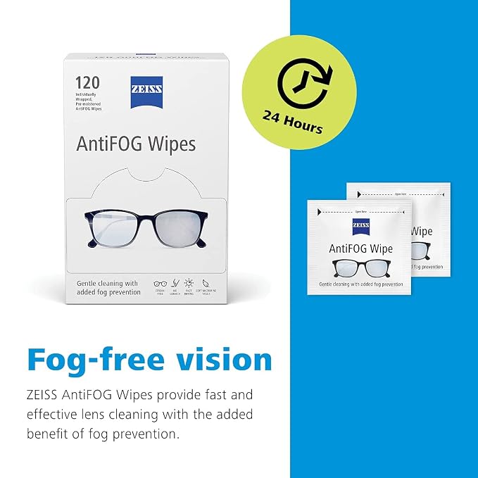 AntiFOG wipes, 120 count