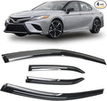 Side Window Visor Vent Deflectors Rain Guards Designed for Toyota Camry 2018 2019 2020 2021 2022 2023 XV70 for All Trims L LE SE XLE XSE Hybrid 94311