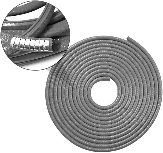 Car Door Edge Guards Rubber U Shape Edge Trim Seal Strips Protector Car Door Edge Protection for Auto Vehicle 10M