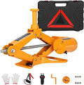 Electric Scissor Car Jack Kit 2 Ton 12V Portable Auto Car Lift with 14.6 Inch Range for SUV Sedan Floor Jack for Tire Change Roadside Emergency