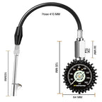 Tire Pressure Gauge 160PSI, Dual Head Air Pressure Gauge for Truck, Semi Truck, ATV, RV & Motorhome with Dually Tires, Heavy Duty Tire Pressure Gauge…
