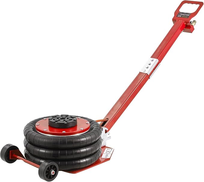Air Jack, 3 Ton/6600 lbs Triple Bag Air Jack, Air Bag Jack Lift Range 5.9"-15.75", Airbag Jack with Adjustable Long Handle, 3-5 S Fast Lifting for Car, Auto Shop, Garage