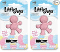 Little Joya 96017 Cotton Candy Car Air Freshener Vent Clip Provides Long-Lasting Freshness in a Compact Design, Fights Odors for up to 45 Days, Cute Car Odor Eliminator, Non-Toxic, Pack of 2