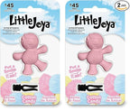 Little Joya 96017 Cotton Candy Car Air Freshener Vent Clip Provides Long-Lasting Freshness in a Compact Design, Fights Odors for up to 45 Days, Cute Car Odor Eliminator, Non-Toxic, Pack of 2