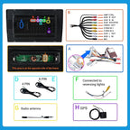 5G WiFi Car Radio Stereo for Ford F150 2009-2012,9" HD IPS Touch Display,Wireless CarPlay/Android Auto,GPS DSP RDS,Upgrade Bluetooth 5.0 AM/FM Stereo Low-end Car