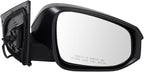 Passenger Side Mirror Assembly Electric Adjustment Non-Heated No Memory Textured Compatible with 2013-2015 Toyota RAV4 TO1321309