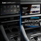 AI Box Lite – Wireless CarPlay & Android Auto Adapter, Plug-and-Play, Fast Connection, Stable Performance, Stream Netflix & YouTube via Hotspot, Works with OEM Touchscreen