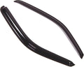 WD2-051 Dark Smoke 2 Pcs Set Window Visor (Outside Mount) Deflector Rain Guard Compatible with 1999-2006 Chevrolet Silverado 1500 2500 3500 Regular Cab