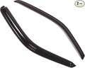Outside Mount Window Vent Visors Rain Guards Compatible with Chevy Silverado 1500 Crew 1999-06 | Side Window Wind Deflectors Rain Shields | Smoke Tinted, 2 Pcs Set, DGWV-051-12