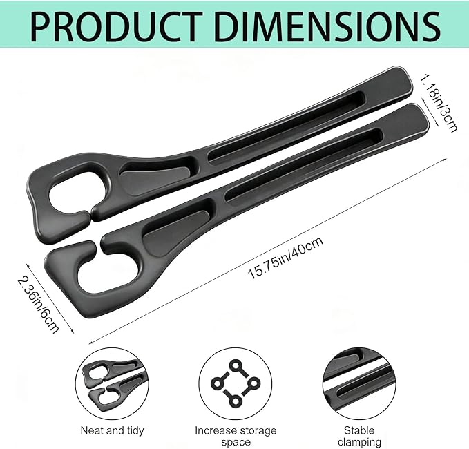 Car Seat Gap Filler, 2-Pack Universal Seat Gap Filler Organizer,Seat Side Gap Seam Filler Organizer Between Seat and Centre Console, No Drop Seat Guard for Phones,Keys & Cards, Fits Cars, SUVs, Trucks